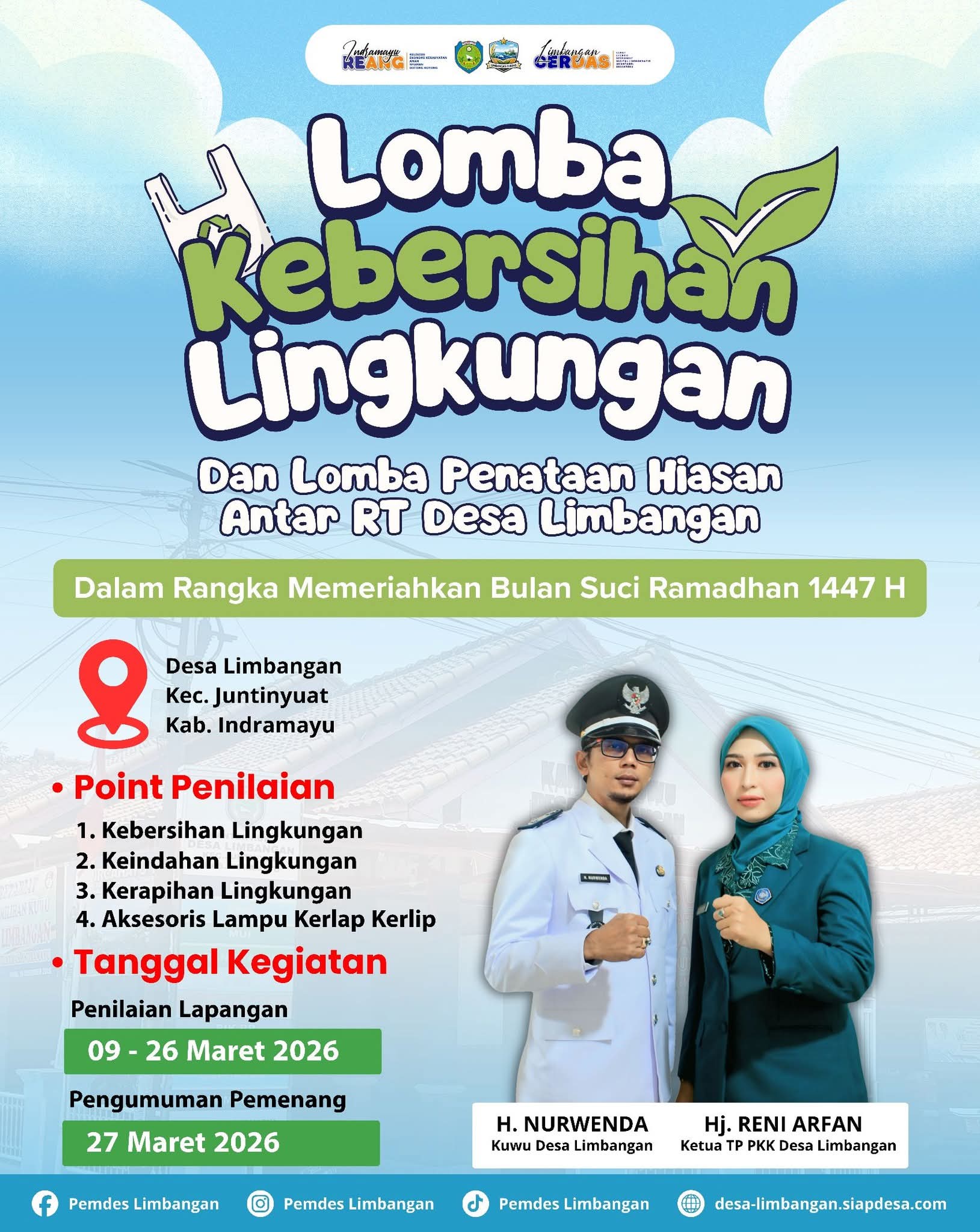 Lomba Kebersihan Lingkungan Dalam Rangka Memeriahkan Bulan Suci Ramadhan 1447 H