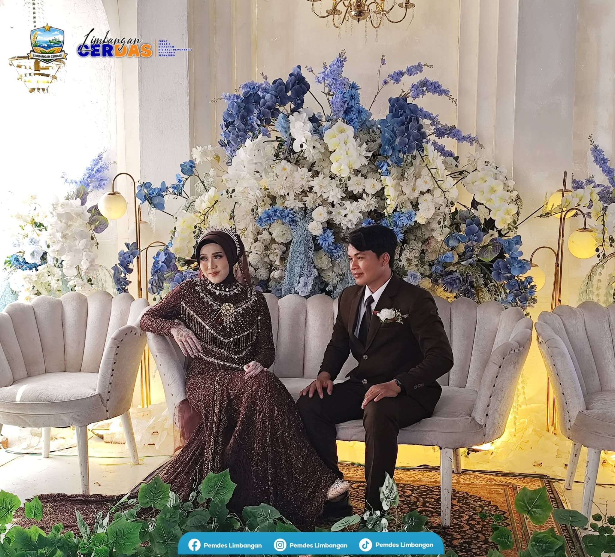 Menghadiri Acara Pernikahan Wartani dengan Ciki Medita