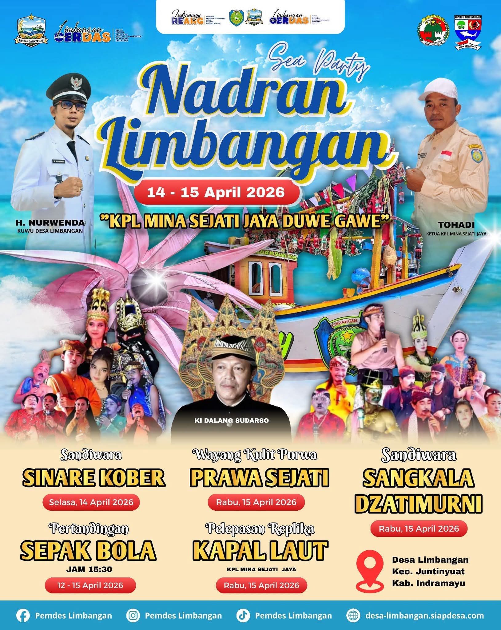 Hadirilah Acara Pesta Laut Desa Limbangan Tahun 2026