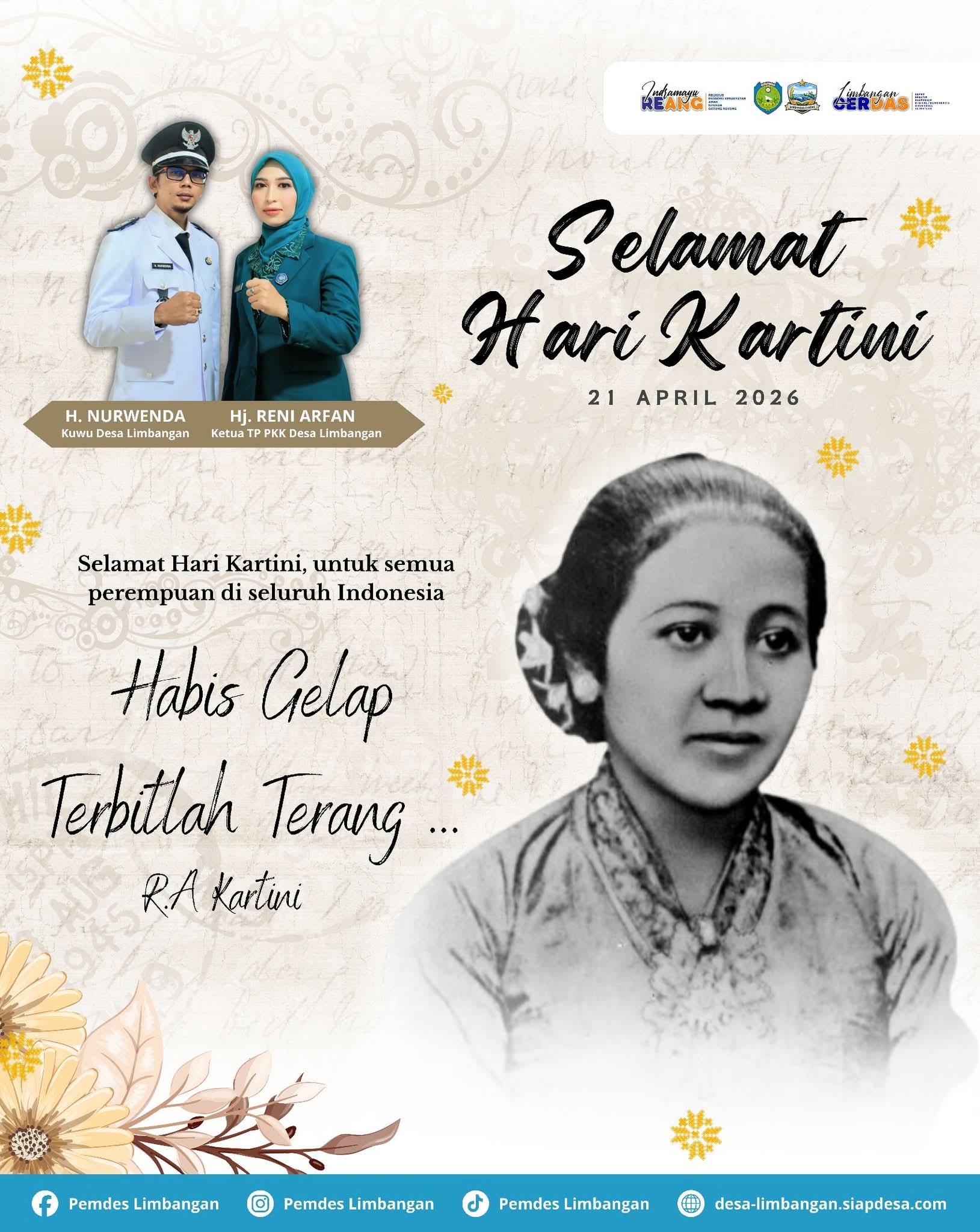 Selamat Hari Kartini, 21 April 2026