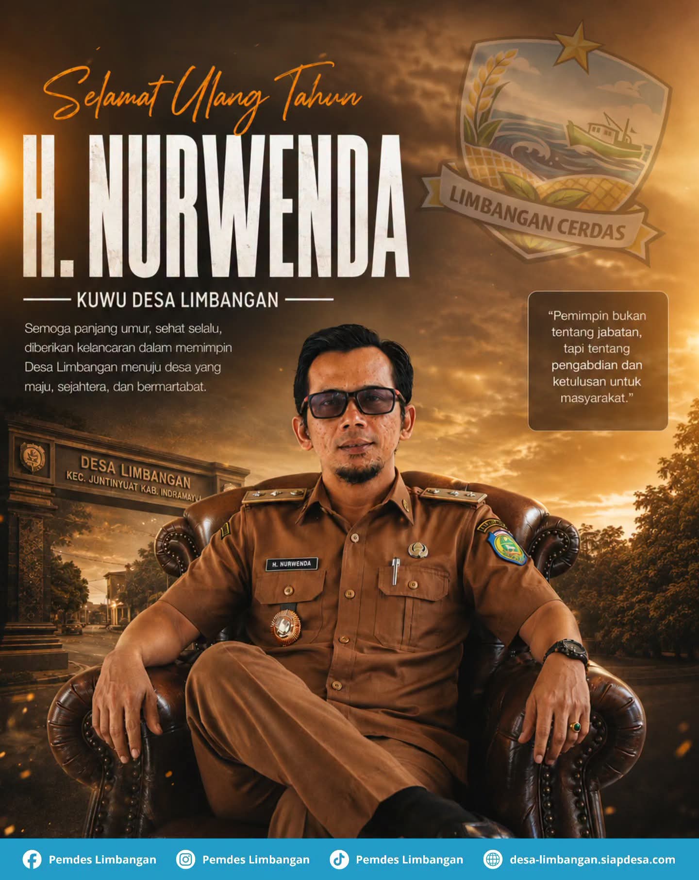 Selamat Ulang Tahun Kuwu H. Nurwenda